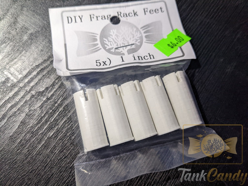 1" DIY Frag Rack Legs (White)